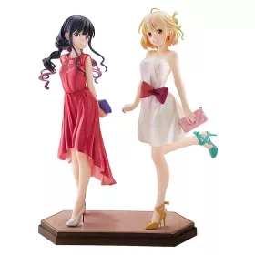   Lycoris Recoil Pop Up Parade PVC Figures 2-Pack Chisato Nishikigi & Takina Inoue: After Party! Ver. L Size
