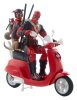 Deadpool Corps Marvel Legends Vehicle with Figura Deadpool with Scooter 15 cm