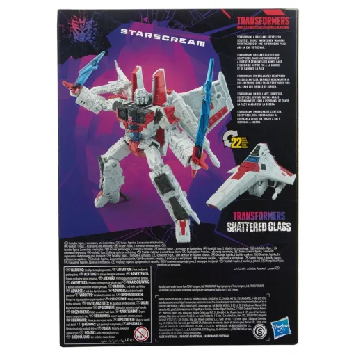 Transformers: Shattered Glass Voyager Class Action Figure Starscream 18 cm