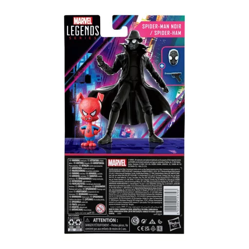 Spider-Man: Into the Spider-Verse Marvel Legends Figura 2-Pack 2022 Spider-Man Noir & Spider-Ham 15 cm