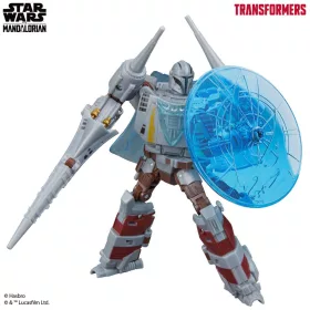   Star Wars x Transformers Actionfigur The Mandalorian / N-1 Starfighter 19 cm
