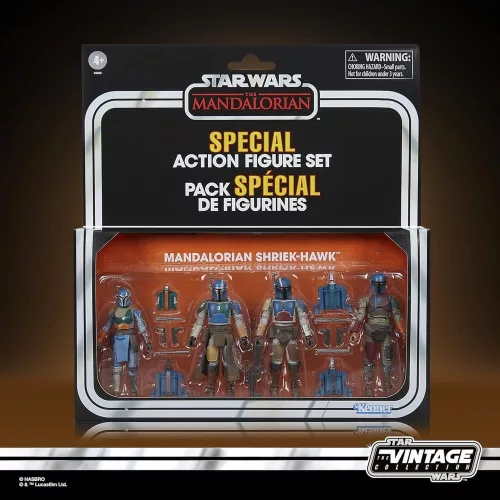 Star Wars The Mandalorian Vintage Collection Action Figure 4-Pack Mandalorian Shriek-Hawk 10 cm