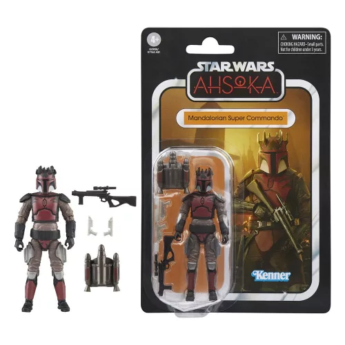 Star Wars: Ahsoka Vintage Collection Figura Mandalorian Super Commando 10 cm
