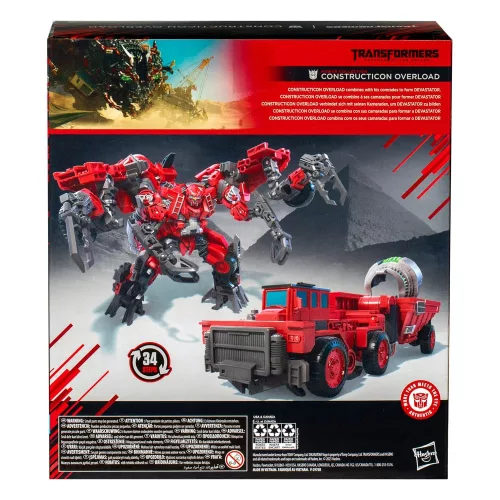 Transformers: Revenge of the Fallen Studio Series Leader Class Figura Power Collection Constructicon Overload 22 cm