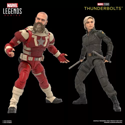 Thunderbolts Marvel Legends Action Figure 2-Pack Yelena Belova & Red Guardian 15 cm