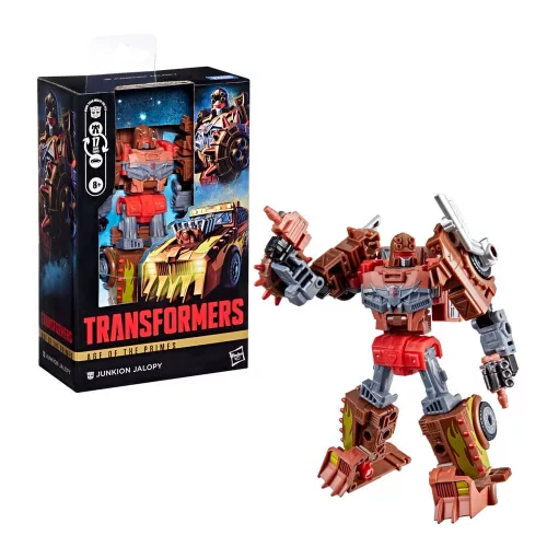 Transformers Age of the Primes Deluxe Class Action Figure Junkion Jalopy 14 cm