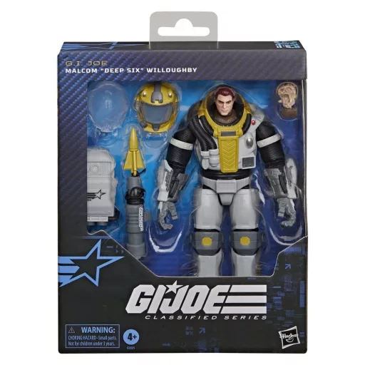 G.I. Joe Classified Series Deluxe Action Figure #206 Malcom Deep Six" Willoughby 15 cm"