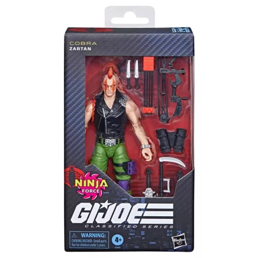 G.I. Joe Classified Series Action Figure #192 Ninja Force Zartan 15 cm