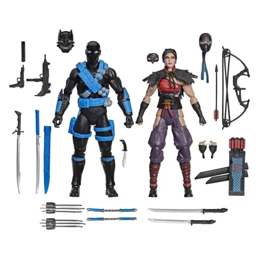 G.I. Joe Classified Series Action Figure 2-Pack Snake Eyes & Kim Jinx" Arashikage 15 cm"