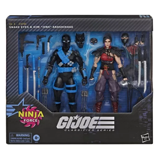 G.I. Joe Classified Series Action Figure 2-Pack Snake Eyes & Kim Jinx" Arashikage 15 cm"
