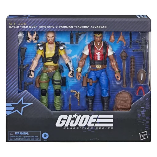 G.I. Joe Classified Series Action Figure 2-Pack #193 David Red Dog" Taputapu & Varujan "Taurus" Ayvazyan 15 cm"