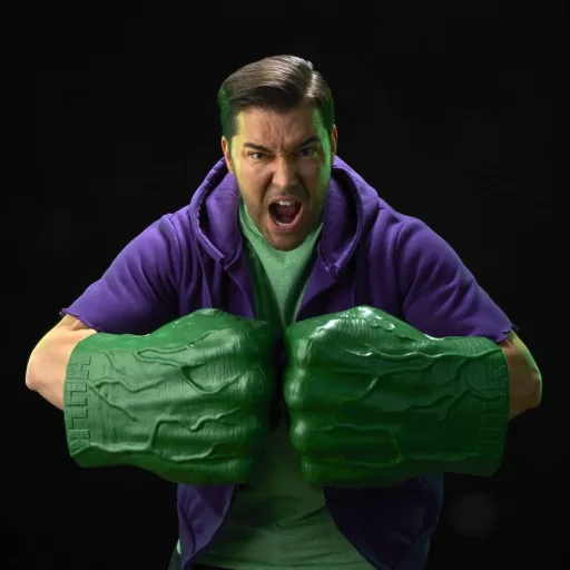 The Incredible Hulk Marvel Legends Premium Roleplay Fists