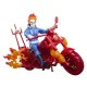 Ghost Rider Marvel Legends Action Figure  Johnny Blaze with Motorcycle 15 cm