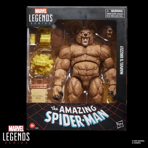 The Amazing Spider-Man Marvel Legends Action Figure Marvel's Grizzly 15 cm