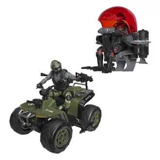   G.I. Joe Classified Series Action Figure & Vehicle Set Snake Eyes & Varmint ATV vs. Stealth Viper & Cobra Stealth Flight Pod (Trubble Bubble) 15 cm
