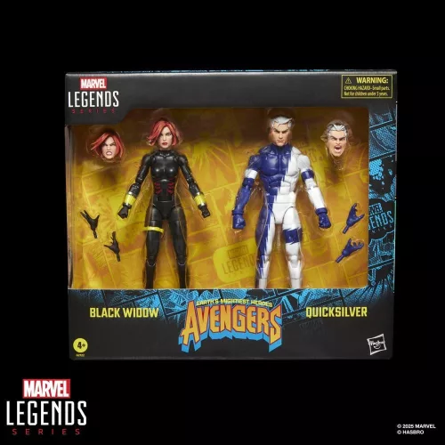Avengers Marvel Legends Action Figure 2-Pack Black Widow & Quicksilver 15 cm