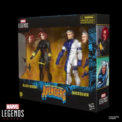 Avengers Marvel Legends Action Figure 2-Pack Black Widow & Quicksilver 15 cm