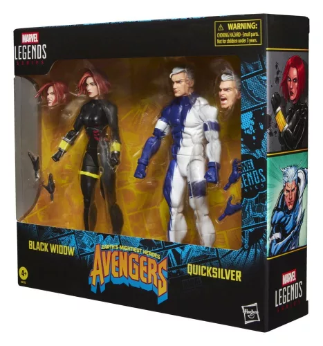 Avengers Marvel Legends Action Figure 2-Pack Black Widow & Quicksilver 15 cm