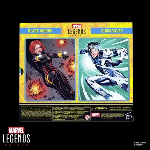 Avengers Marvel Legends Action Figure 2-Pack Black Widow & Quicksilver 15 cm