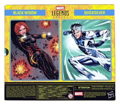 Avengers Marvel Legends Action Figure 2-Pack Black Widow & Quicksilver 15 cm