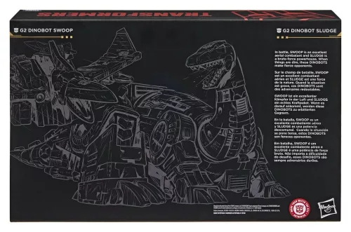 Transformers Age of the Primes Leader Class Action Figure 2-Pack G2 G2 Dinobot Swoop & G2 Dinobot Sludge 19 cm