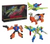 Transformers Age of the Primes Leader Class Action Figure 2-Pack G2 G2 Dinobot Swoop & G2 Dinobot Sludge 19 cm
