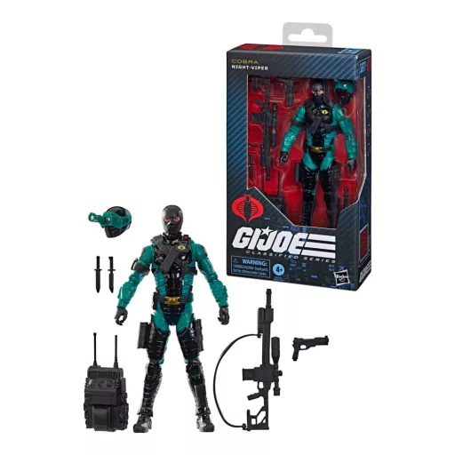 G.I. Joe Classified Series Action Figure Night-Viper 15 cm