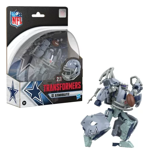 Transformers x NFL Action Figure Dallas Cowboys: Starblitz 14 cm