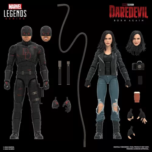 Daredevil: Born Again Marvel Legends Action Figure 2-Pack Daredevil & Jessica Jones 15 cm