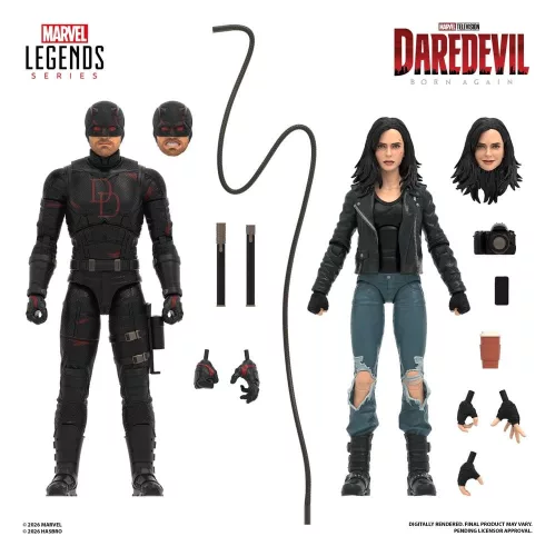 Daredevil: Born Again Marvel Legends Action Figure 2-Pack Daredevil & Jessica Jones 15 cm