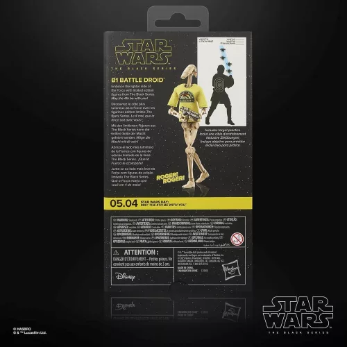 Star Wars Black Series Action Figure B1 Battle Droid May the 4th Be With You 15 cm