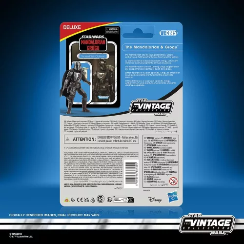 Star Wars: The Mandalorian & Grogu Vintage Collection Action Figure The Mandalorian & Grogu 10 cm