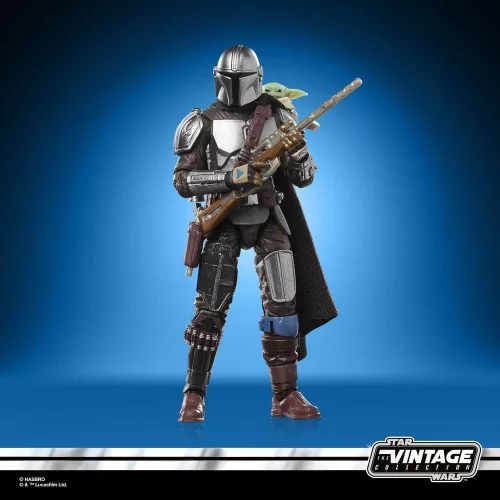 Star Wars: The Mandalorian & Grogu Vintage Collection Action Figure The Mandalorian & Grogu 10 cm