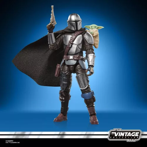 Star Wars: The Mandalorian & Grogu Vintage Collection Action Figure The Mandalorian & Grogu 10 cm