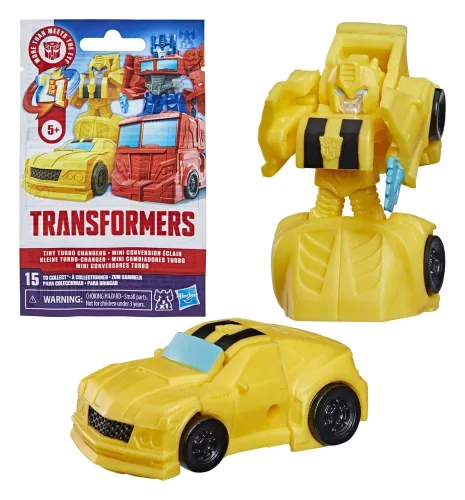 Transformers Mini Action Figures 4 cm Tiny Turbo Changers Blind Box Display (24)