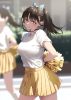 Original IllustrationPVC Statue 1/6 Cheerleader Aya Illustration by Jonsun Limited Edition 28 cm