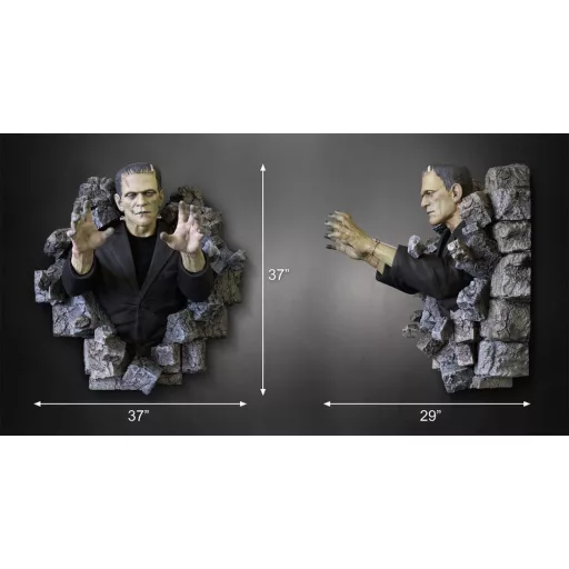Frankenstein Wall Mount 1/1 Boris Karloff as Frankenstein's Monster 94 x 94 cm