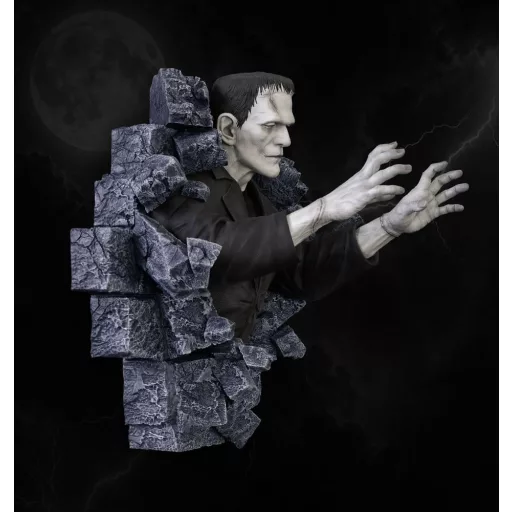 Frankenstein Wall Sculpture Classic Horror Edition Lifesize 94 cm