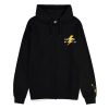 Pokemon Zipper Hoodie Sweater Pikachu Electrifying Line-art Size S