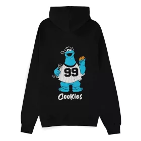Sesame Street Zipper Hoodie Cookie Monster 99 Cookies Size M