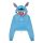 Lilo & Stitch Cropped Hooded Sweater Stitch  Size L