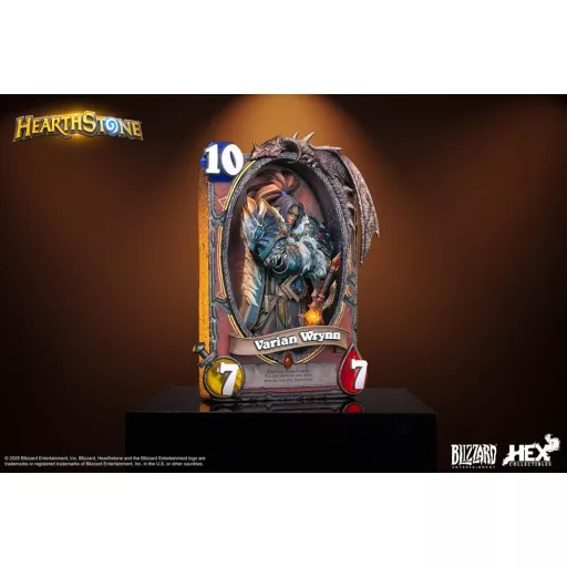 Hearthstone 3D Art Frame Statue Varian Wrynn 31 cm