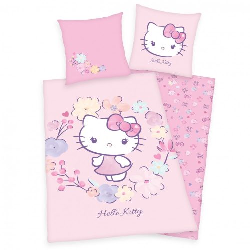 Hello Kitty Ágyneműgarnitúra Hello Kitty 135 x 200 cm / 80 x 80 cm
