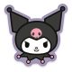 Sanrio Párna Kuromi Face 36 cm