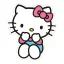 Sanrio Párna Hello Kitty Blue Pants 36 cm