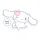 Sanrio Pillow Cinamon Roll blink 36 cm