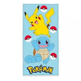 Pokemon Törölköző Velour Pikachu & Squirtle 75 x 150 cm