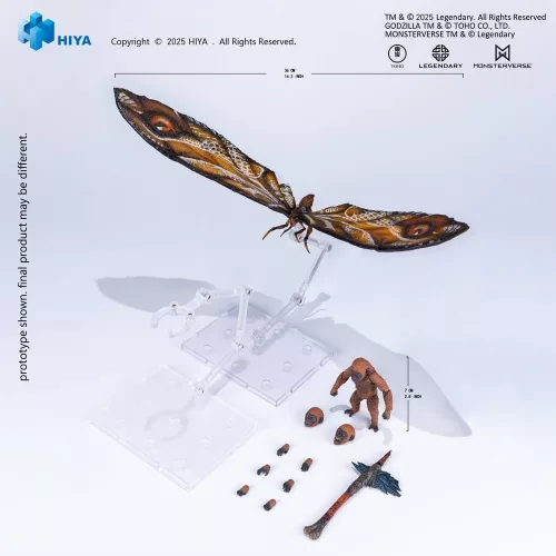 Godzilla x Kong: The New Empire Exquisite Basic Series Action Figure Mothra Premium Set