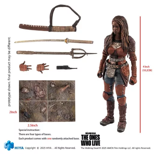 The Walking Dead: The Ones Who Lived Exquisite Mini Action Figure 1/18 Michonne 10 cm