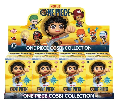 One Piece Cosbi Mini Figures 8 cm Blind Box Display (8)